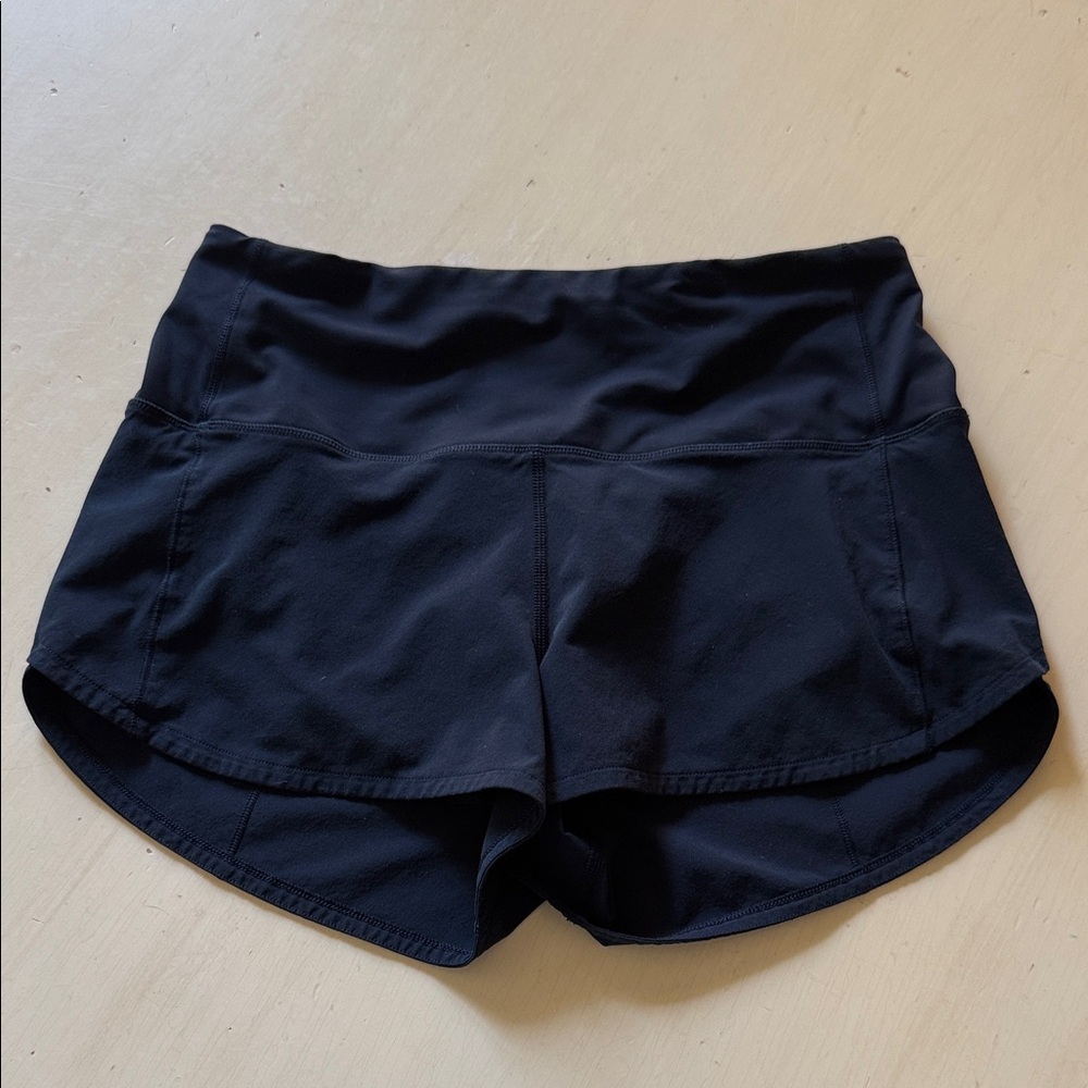 * Lululemon Athletica Navy Athletic Running Shorts (sz 4)